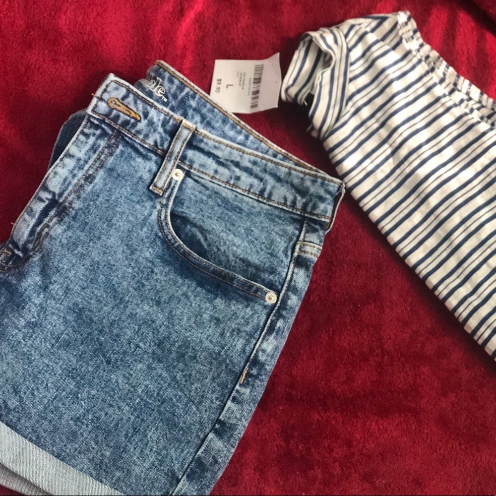 High Rise Jean Shorts - Picture 8 of 8